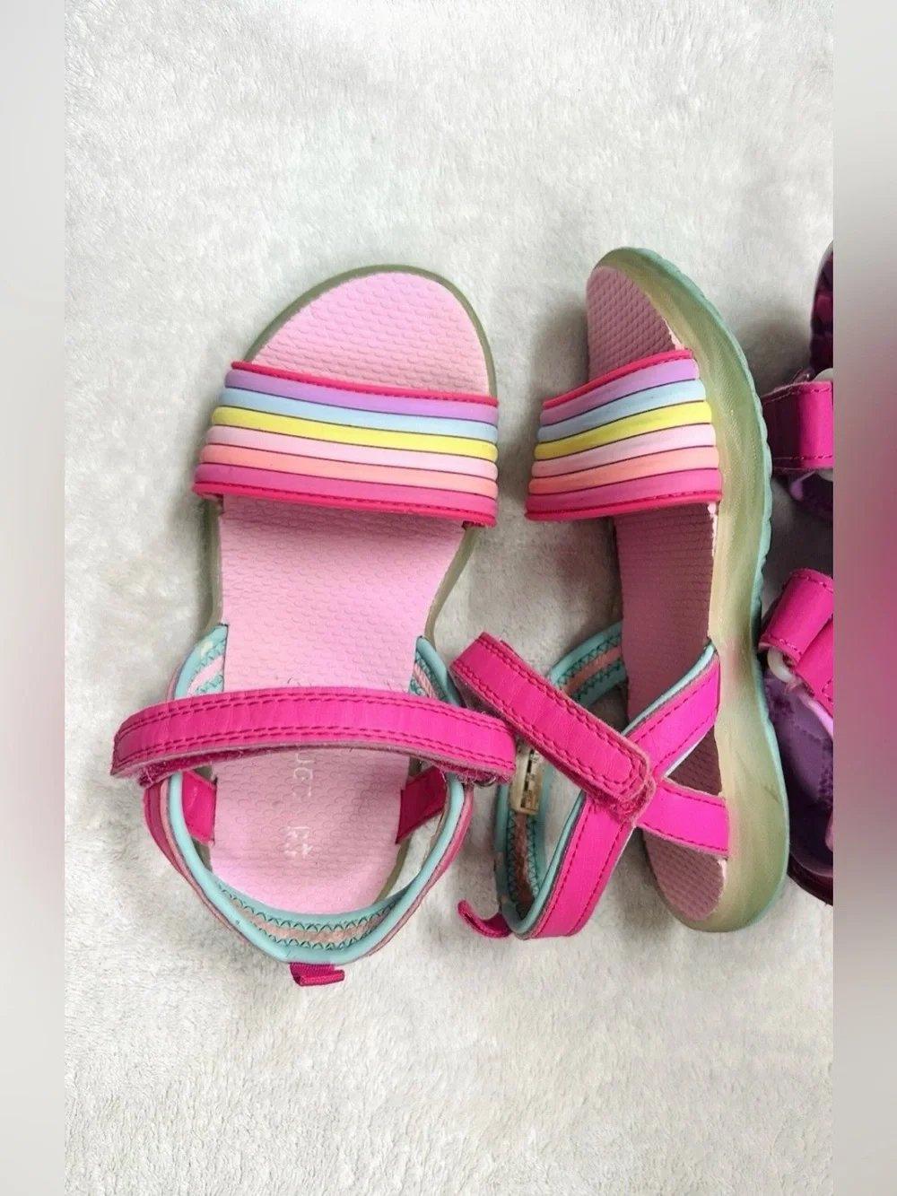Big lot Girls Shoes,Sandals Size US 11/12 CROCS,Pixie Bloom Excellent Condition